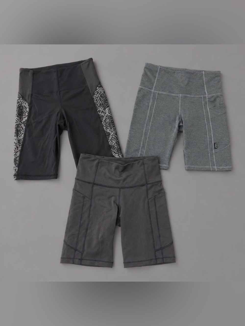 ATHLETA Womens XS Lot of 3 Athletic Shorts Stay Fly Ultimate Stash Allyson Felix